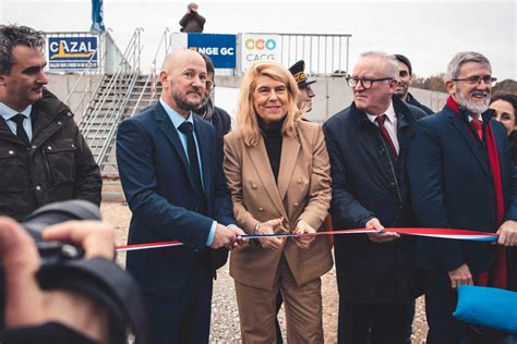 Inauguration en grande pompe du barrage de Savères Le Petit Journal