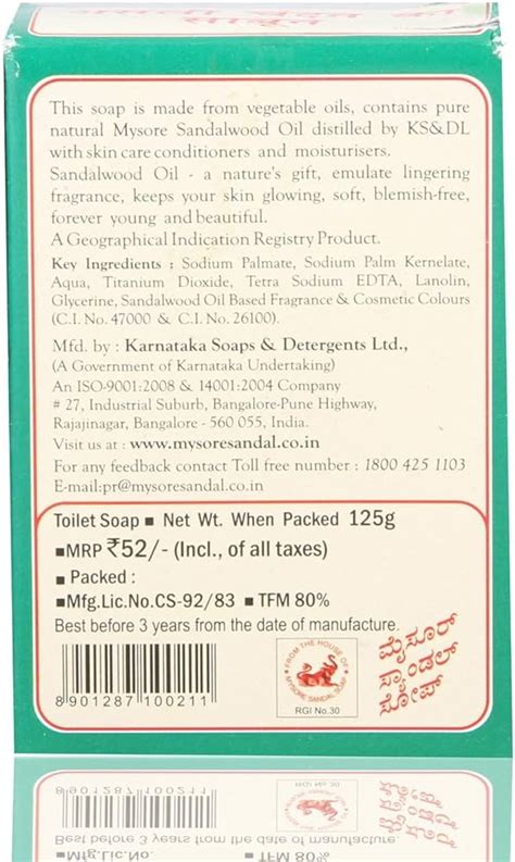 Discover More Than 136 Mysore Sandal Soap Tfm Percentage Vn