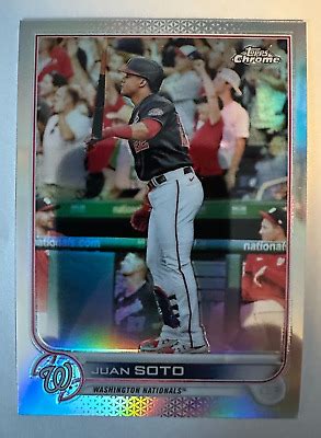 2022 Topps Chrome JUAN SOTO Refractor Card 129 NATIONALS EBay