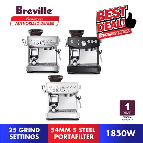 Breville The Barista Express Impress Bes876 With Free Mini Knock Box