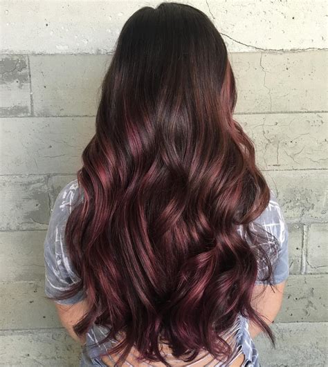 Shades Of Burgundy Hair Color For Burgundy Balayage Dark