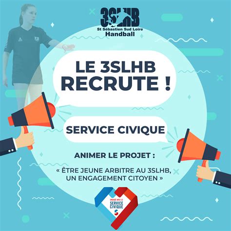 RECRUTEMENT D UN SERVICE CIVIQUE 3SLHB Le Hand Ensemble