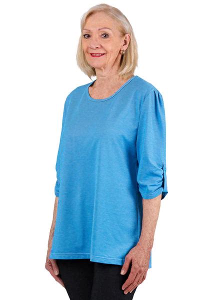 Adaptive Top Gisele Blue Sisu Adaptive Clothing