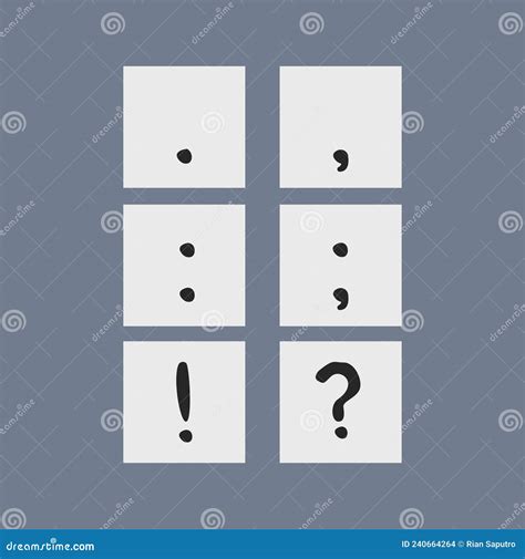 Punctuation Symbols Question Mark And Exclamation Mark Hand Drawn