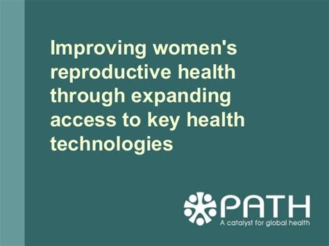 Improving Womens Reproductive Health Through Expanding Access To Key…