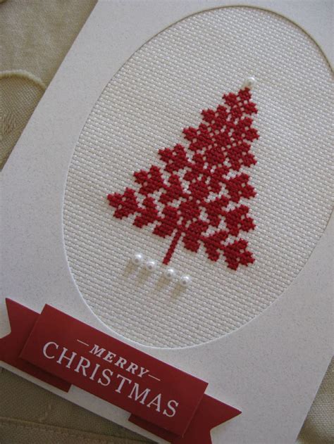 Mini Cross Stitch Christmas Cards At Darrell Coria Blog