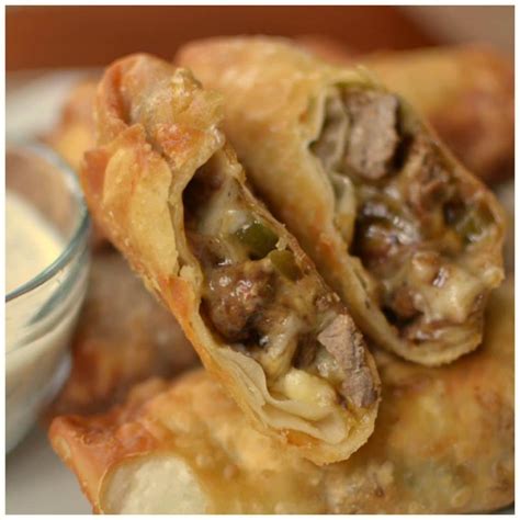 Philly Steak Cheese Egg Rolls Small Town Woman