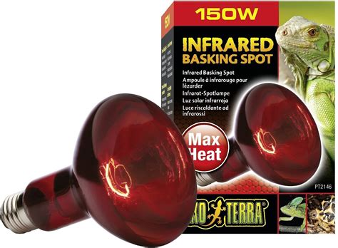 EXO TERRA Infrared Basking Reptile Spot Lamp 150 W Bulb Chewy