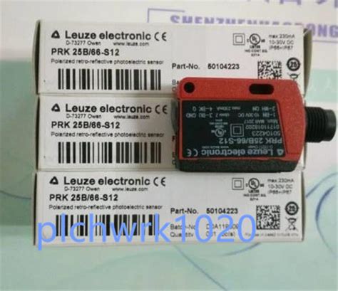 1 PCS NEW IN BOX Leuze Photoelectric Sensor PRK 25B 66 S12 EBay