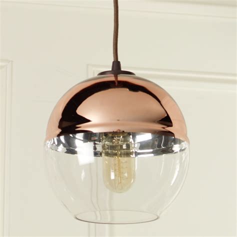 Copper Plated Globe Pendant Globe Pendant Ceiling Pendant Copper Plated