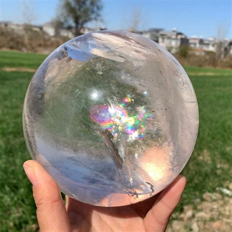 125mm Large Clear Quartz Crystal Sphereclear Crystal Balllarge