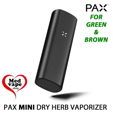 PAX MINI DRY HERB VAPORIZER ONYX BLACK Norge Nå fra Norsk Lager