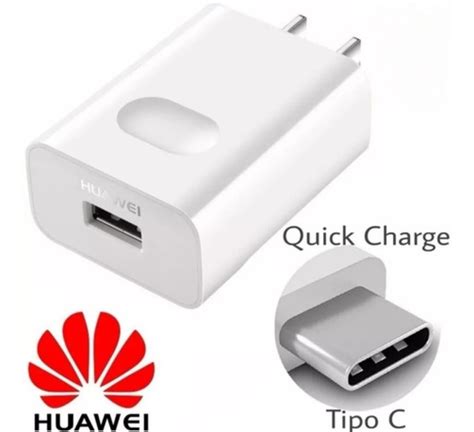 Cargador Huawei Tipo C P30 Lite mate 10 p20 Carga Rápida Meses sin