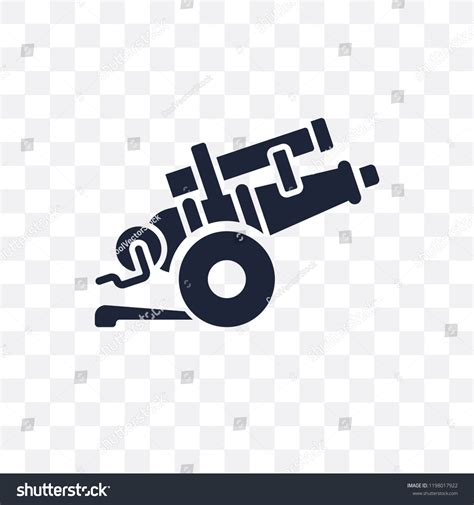 Artillery Transparent Icon Artillery Symbol Design Stock Vector ...