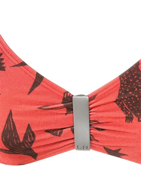 Lygia Nanny Anne Logo Plaque Bikini Set Farfetch