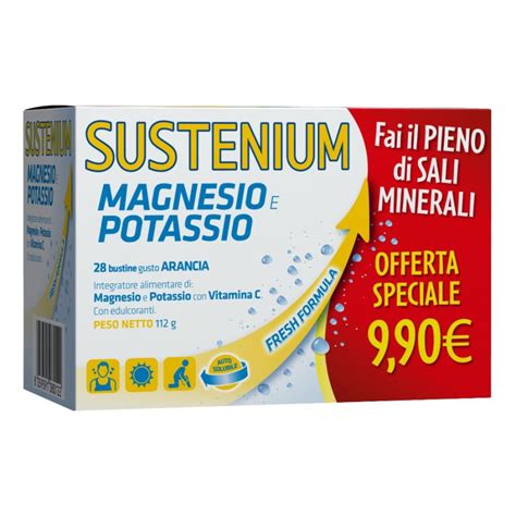 Sustenium Magnesio E Potassio 28 Bustine Openfarma