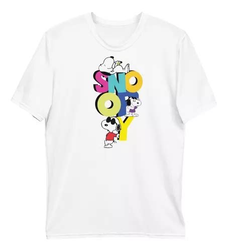 Playera Letrero Snoopy Retro S Peanuts Charlie Brown Env O Gratis