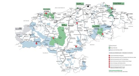 Mapa Rutas Cantabria Actualizado 2024 AlberguesCantabria