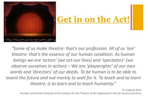 Learning Through Drama Rehearsing For Life Ppt Download