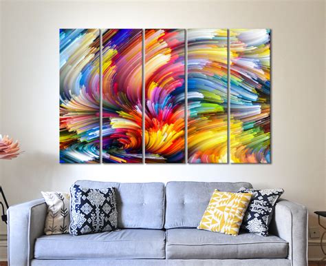 bright wall art bright wall decor color canvas art color wall poster