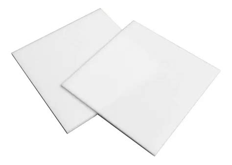 Chapa Placa Acrílico Cor Branco 50cm X 50cm X 2mm Escorrega o Preço