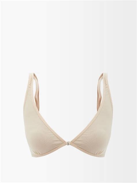Kye Intimates Dive Mesh Plunge Bra Light Nude ShopStyle