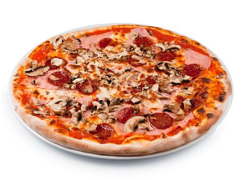 Pizza Unc Ciuperci Salam Picant Pizza Coandi Arad