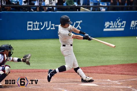 明治大学野球部【公式】 On Twitter Rt Big6 Tv 【第72回全日本大学野球選手権大会 準々決勝🔥】 2回裏、7番 瀨千皓 選手がチーム初安打を放つと、8番 小島