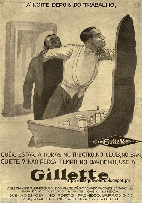 Gillette An Ncios Antigos Propagandas Vintage Publicidade Retro