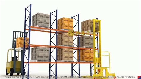 Pallet Racking Single Deep Pallet Rack Racking Equipment Youtube