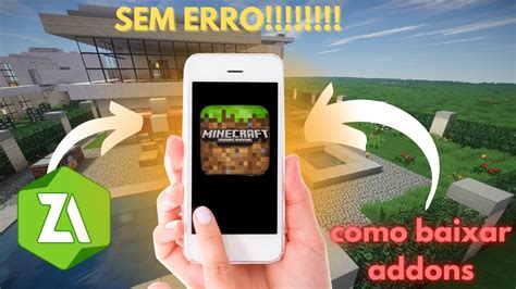 Como Instalar Addons No Minecraft Youtube