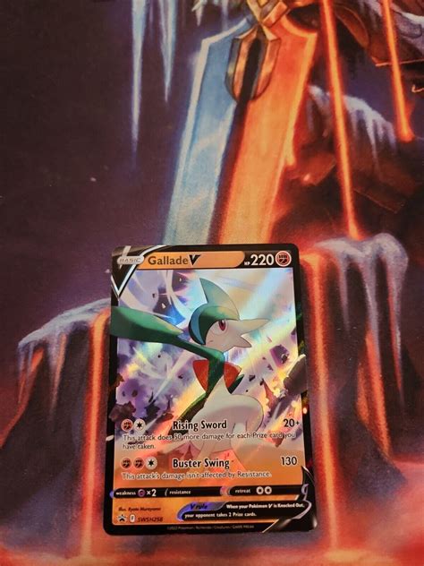 Mavin | GALLADE V SWSH258 SWORD & SHIELD PROMO POKEMON (ULTRA, NM)