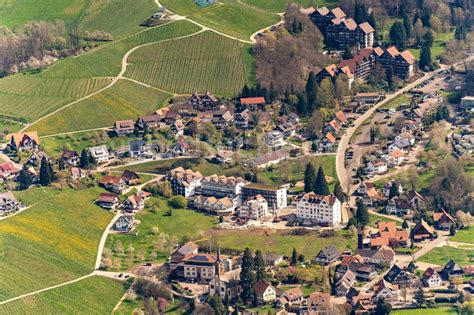 Sasbachwalden Von Oben Ortsansicht Am Rande Von Landwirtschaftlichen