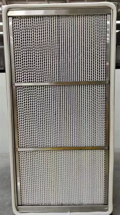 China 350º C High Temp HEPA Filter Factory H13 304 Stainless Steel