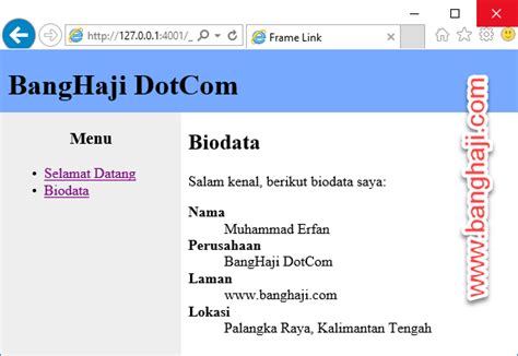 Cara Membuat Biodata Di Html Dan Css Biodata Membuat Halaman