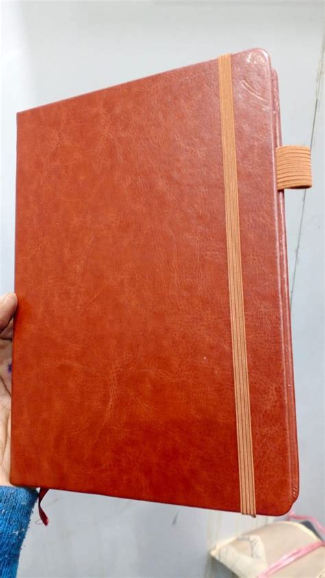 Hard Bound PU Leather Diary And Notebooks For Office Paper Size A5