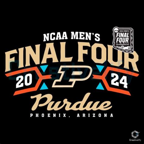 Purdue Final Four NCAA Mens 2024 SVG CreativeLify