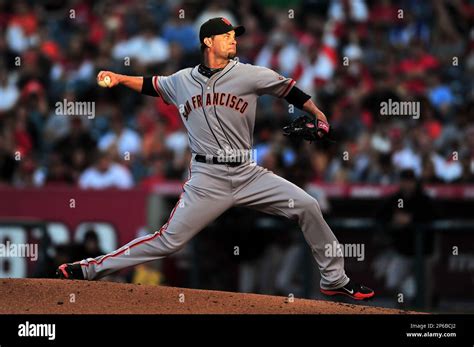 June 20 2012 Anaheim Ca San Francisco Giants Starting Pitcher Ryan