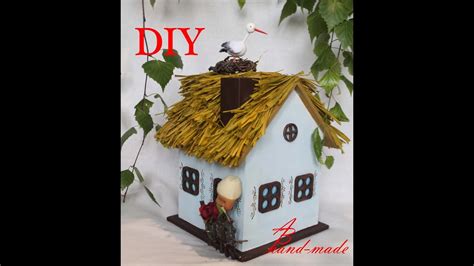 Декоративный домик миниатюра своими руками. Часть 1./Decorative house ...