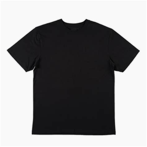 Blank Shirt Color Black Template Front Back View Blank Shirt — Stock ...