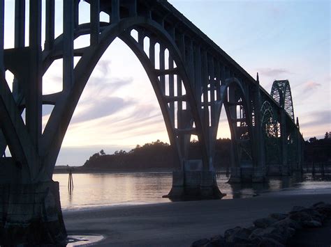 The Historic Yaquina Bay Bridge Is A Masterpiece Along The Oregon Coast