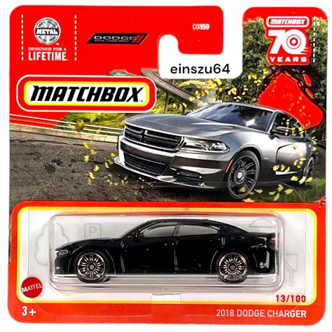 Matchbox 2023 2018 Dodge Charger Hld13 13100 164 Neu And Ovp Einszu64