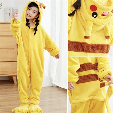 Jual Stok Baru Baju Kostum Onesie Pikachu One Sie Pokemon Kigurumi