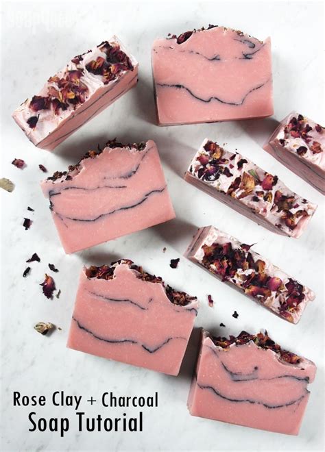 Rose Clay And Charcoal Soap Tutorial Soap Queen Recipe Handmade