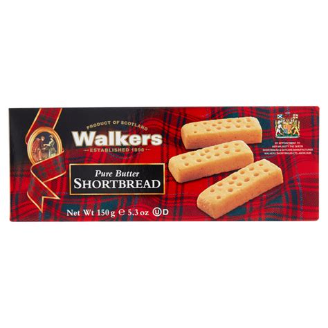 Walkers Pure Butter Shortbread 150 G Carrefour