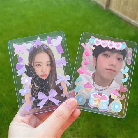 Decorated Toploaders Polco Kpop Korean Stickers Premade Etsy UK