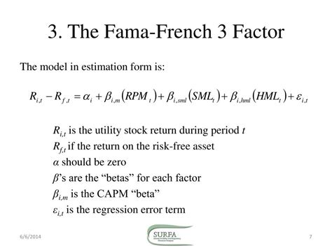 PPT - Fama -French 3-Factor Model: Theoretical and Conceptual Underpinnings PowerPoint ...