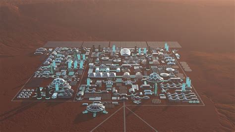 Martian Base 3d Model Cgtrader