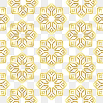 Gold Islamic Pattern Islamic Pattern Textile Png And Vector With