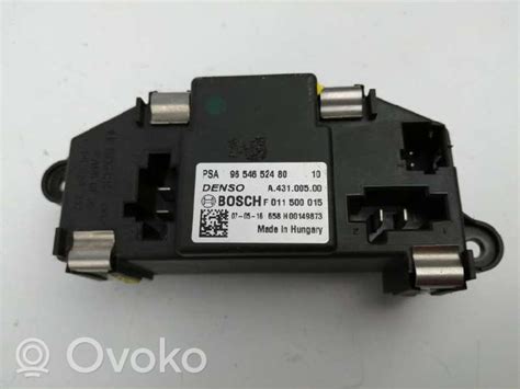 9654652480 Citroen C4 Grand Picasso Heater Blower Motor Fan Resistor